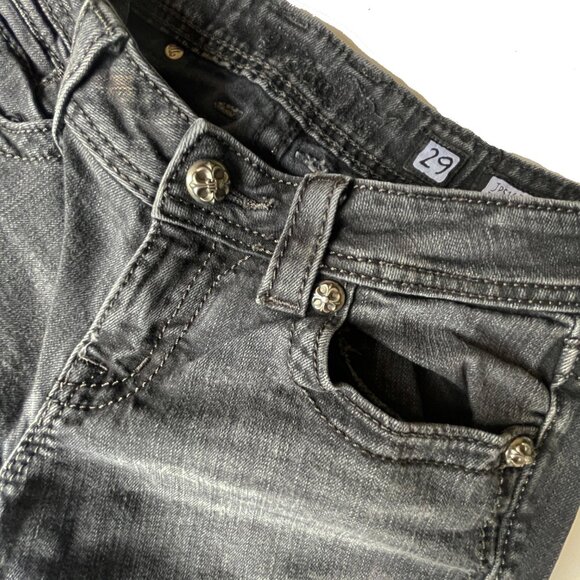 Miss Me Embellished Black Skinny Jeans - Picture 3 of 11